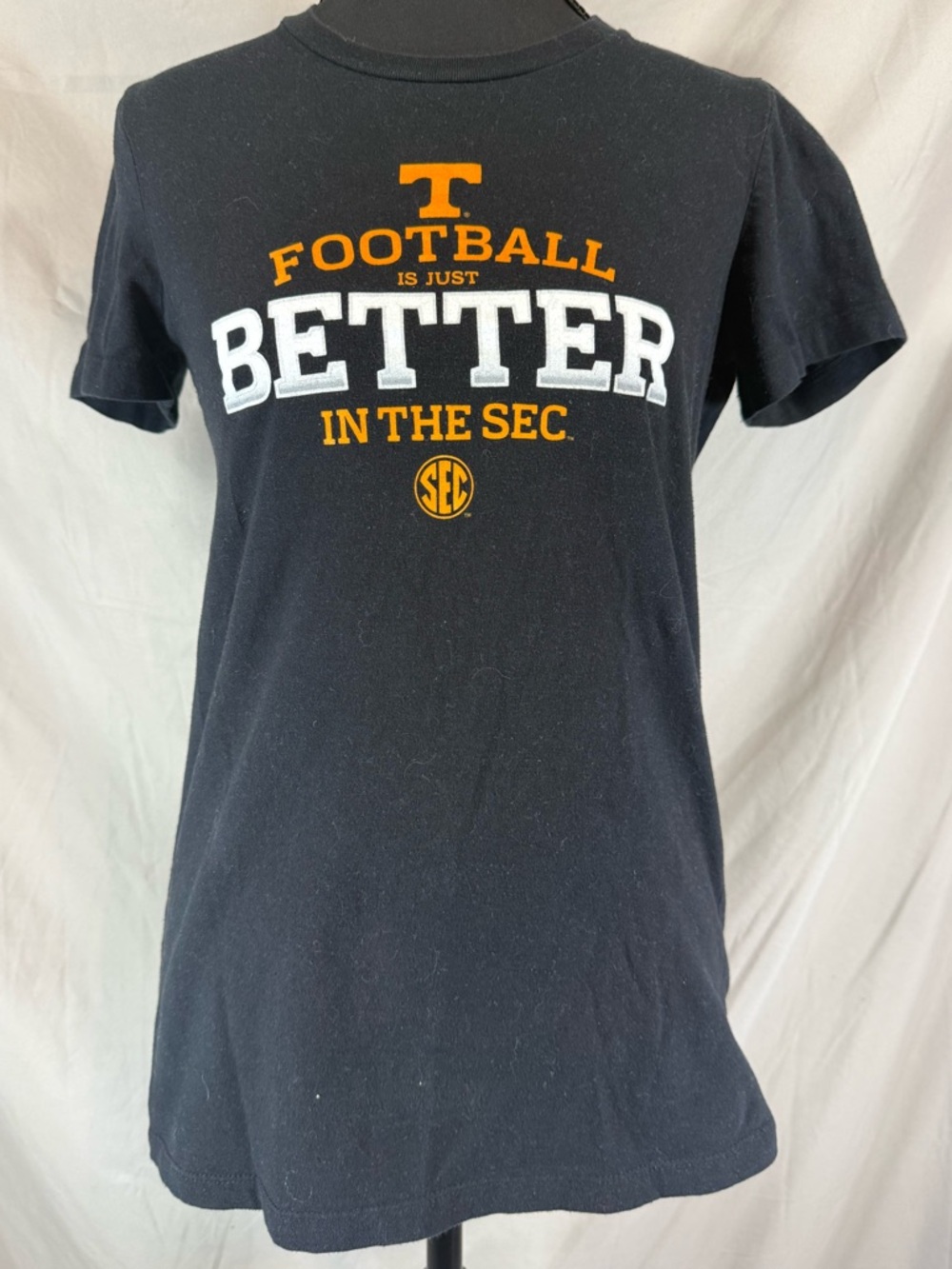 ESPN SEC‎ Tennessee Volunteers Graphic Tee - Black - Medium (Fitted)